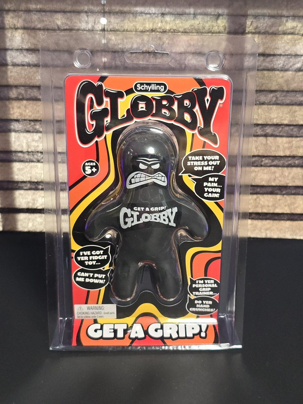 Globby Stress Relief Figure - Black
